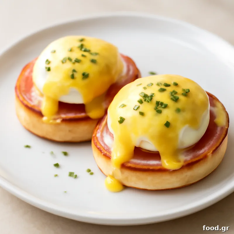 Eggs Benedict με σάλτσα Hollandaise