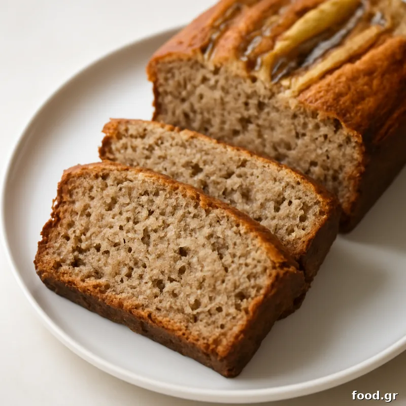 Healthy banana bread