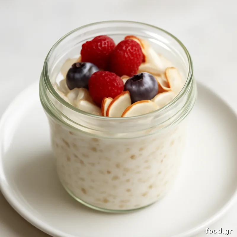 Overnight oats με γιαουρτι